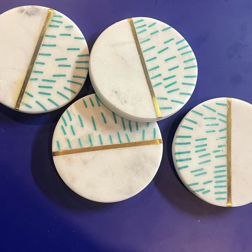Marble Coasters Set of 4